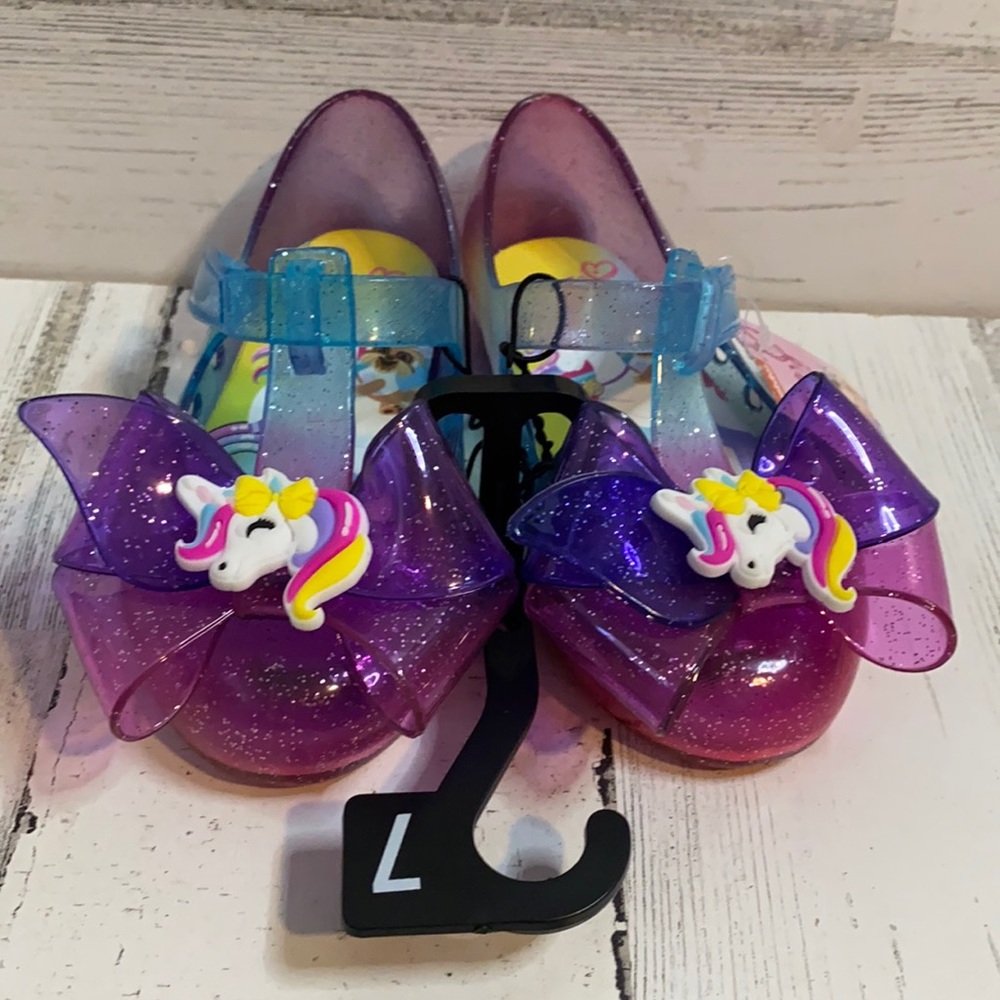 NWT JoJo Siwa Toddler Jelly Sandals Size 7